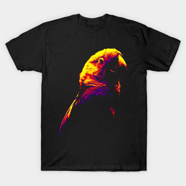 Colored Parakeet T-Shirt by hottehue